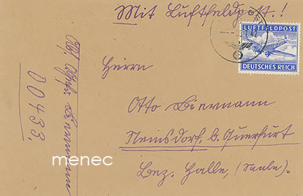 Saksa, Luftfeldpost 1942, KDO 94.I.D. Stalingrad-Vorläufer 