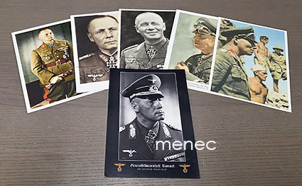 Rommel-replikakortteja, 6 kpl 