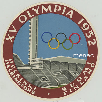 Olympia 1952 Helsinki -matkalaukkumerkki, Stadion 