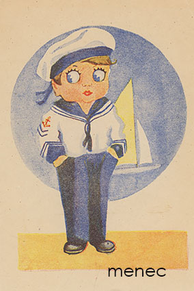 Merimies ja purjevene 