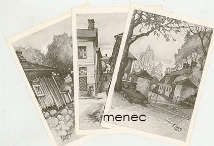 Nyberg, Frans - Porvoo, kolme korttia 