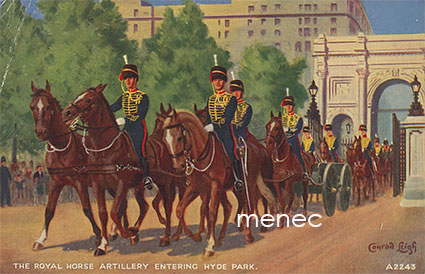 Leigh, Conrad - Royal Horse Artillery Entering Hyde Park 