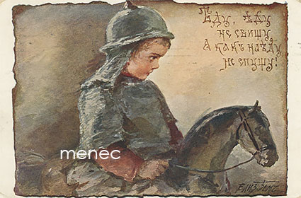 Böhm, Elisabeth - Venäjä, nuori sotilas 
