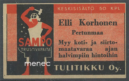 Seppä-etiketti, Elli Korhonen, Pertunmaa 