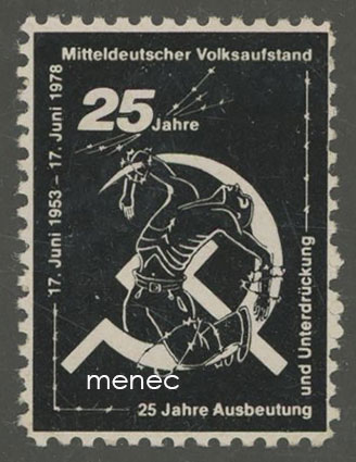 25 vuotta venäläistä miehitystä, 'keskisaksalaisen kansannousun' kirjeensulkija 1978 