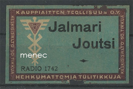 Kauppiasetiketti, Jalmari Joutsi 