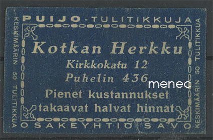 Kauppiasetiketti, Kotkan Herkku 