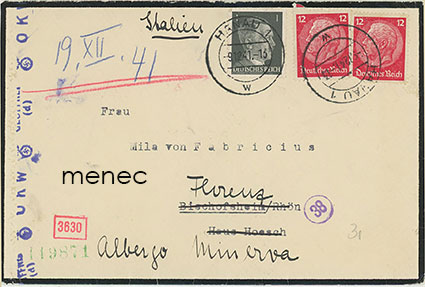 Saksa, Majuri, pataljoonankomentaja Bosen kuolinviesti Italiaan 1941 