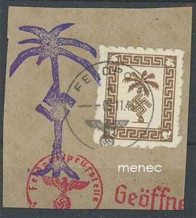 Saksa, Afrika-Korps, Tunisia-pakettimerkki 