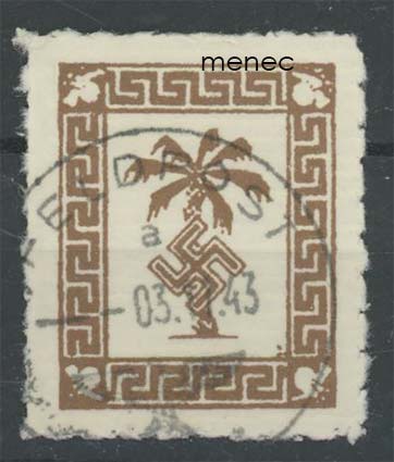 Saksa, Afrika-Korps, Tunisia-pakettimerkki 