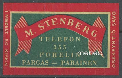 Kauppiasetiketti, M. Stenberg, Parainen 