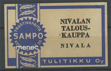 Kauppiasetiketti, Nivalan Talouskauppa 
