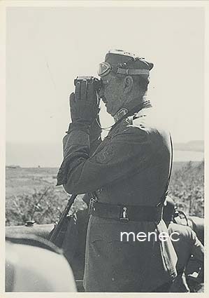 Suomen Marsalkka rintamakäynnillä Äänisjärven rannalla 1943 