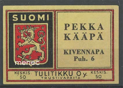 Kauppiasetiketti, Pekka Kääpä, Kivennapa 