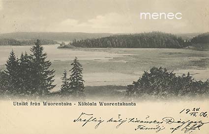 Hämeenlinna, näköala Wuorentakanta [sic] 