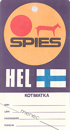 Spiesin matkalaukkumerkki 