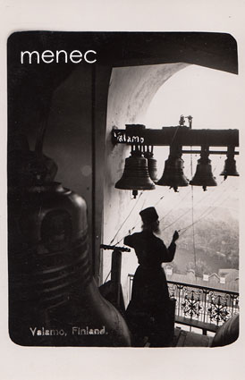 Valamo, munkki soittaa kelloja 